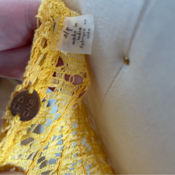 Free People Adella Longline Bralette- Sun- Size Small- NWT - Picture 5 of 8